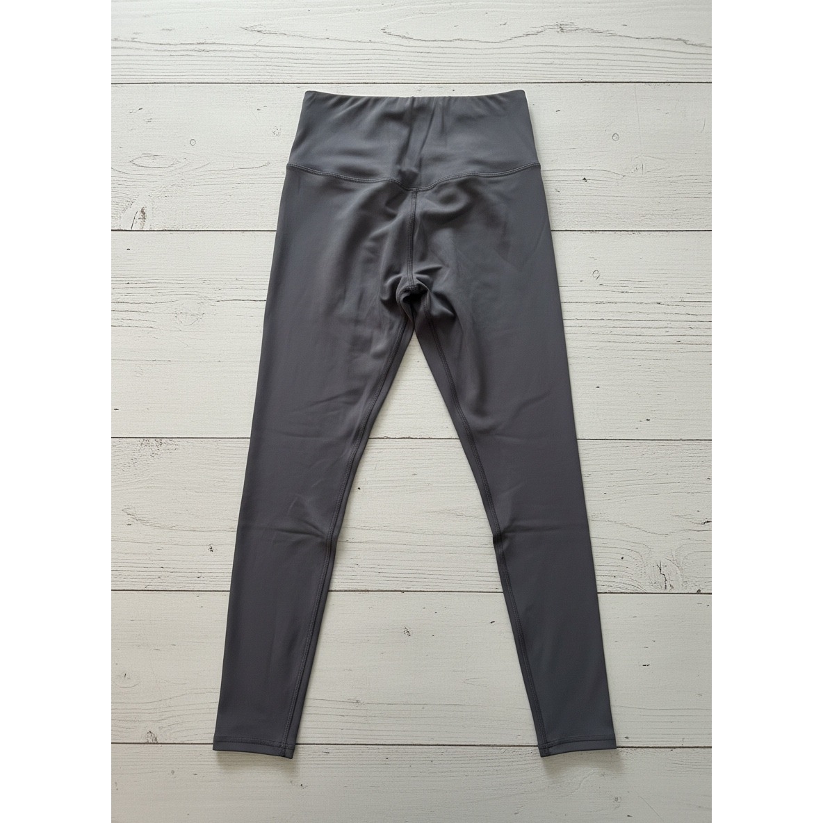 Nwt Ava Lane Womens L High Waisted Athletic Leggings Charcoal Gray Inseam 28" — image 6 of 8